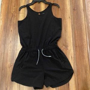 Athleta Girl Black Romper